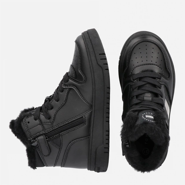 Черевики зимові дитячі Tommy Hilfiger T3B9-32487-1475999 32 Чорні (8052578039021) - зображення 4