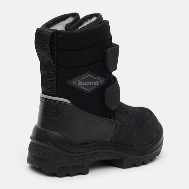 Дитячі зимові чоботи-дутики для хлопчика Kuoma Crosser wool 1360-20 25 16.1 см Чорні (6410901471252) - зображення 4