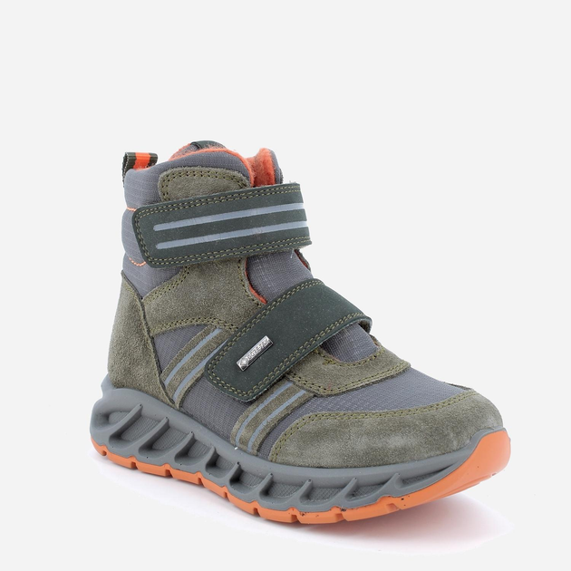 Підліткові зимові шкіряні черевики для хлопчика 2891611 35 Зелені (2891611350367) - зображення 2