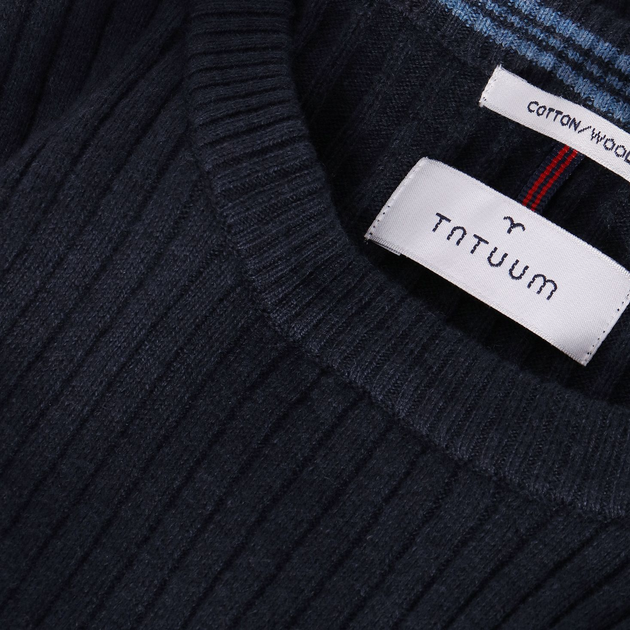 Джемпер чоловічий Tatuum Trick 2 T2119.615B-782 L Dark Navy (5900380949423) - зображення 6