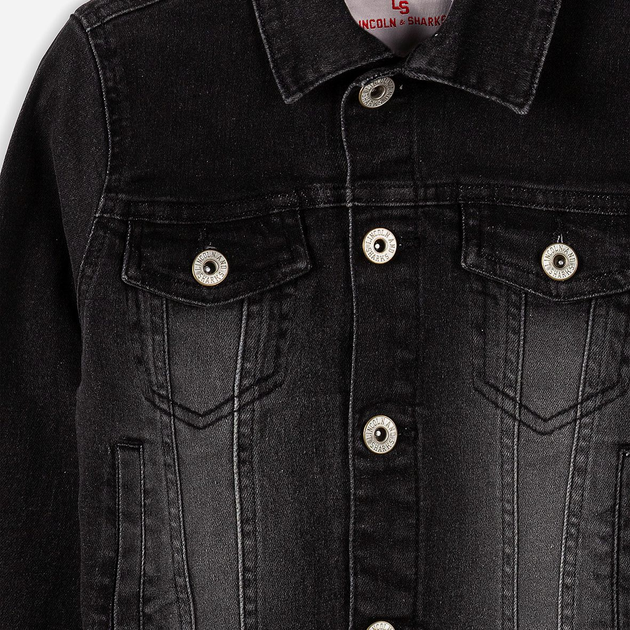 Kurtka jeansowa 5.10.15 Spirit Of Nature 4E4001 164 cm Czarna/Denim (5902361916196) - obraz 3