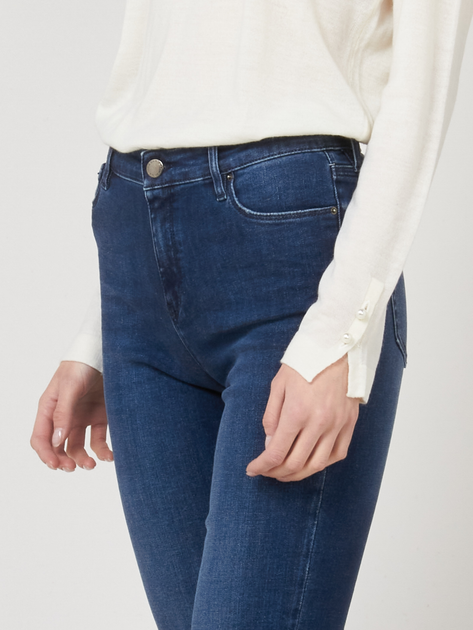 Jeansy slim fit damskie GAS 355779020858-WF23 26 Granatowe (8056775661474) - obraz 3