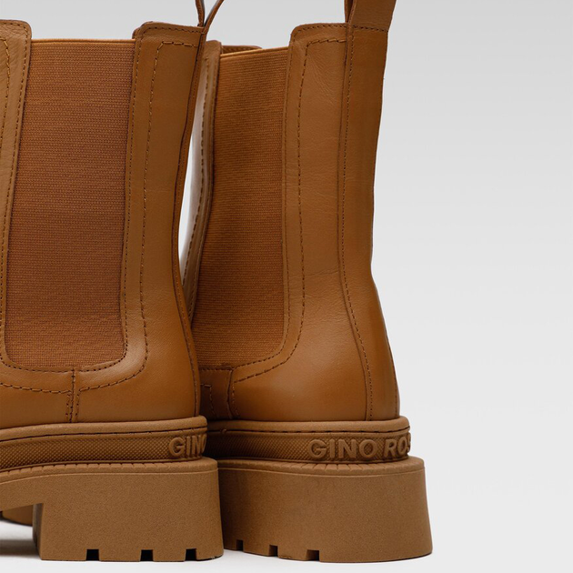 Sztyblety damskie skórzane Gino Rossi 222FW103V 37 24.2 cm Żółte (5904862047294) - obraz 5