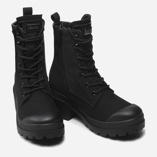 Жіночі черевики високі DeeZee WS5512-05 37 23.5 см Чорні (5904248103262) - зображення 3
