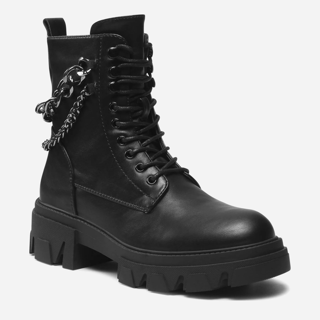 Жіночі черевики високі DeeZee WS5598-16 38 24 см Чорні (5904248030094) - зображення 2