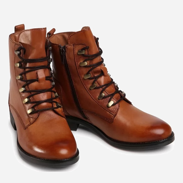 Trzewiki damskie skórzane wysokie Lasocki WI23-DALIA2-04 37 24.1 cm Brązowe (5903698878553/5903419818608) - obraz 5