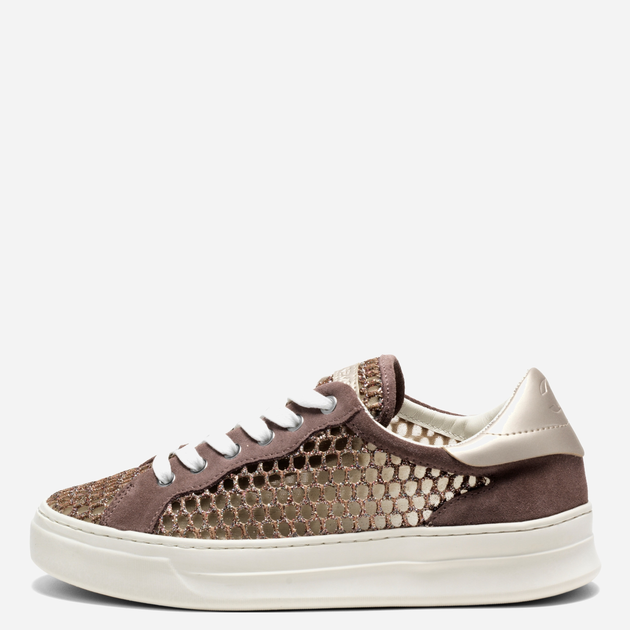 Sneakersy damskie skórzane Crime London 25522PP2-68 37 Czekoladowe (8055741578143) - obraz 3