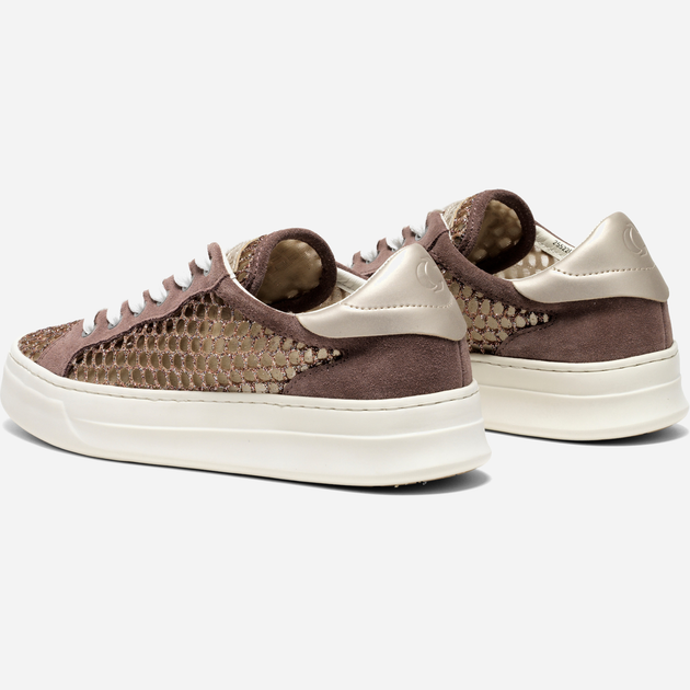 Sneakersy damskie skórzane Crime London 25522PP2-68 37 Czekoladowe (8055741578143) - obraz 4