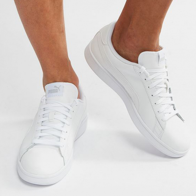 Жіночі кеди низькі Puma Smash v2 L 36521507 36 (3.5UK) 22.5 см Білі (4059505056155) - зображення 7