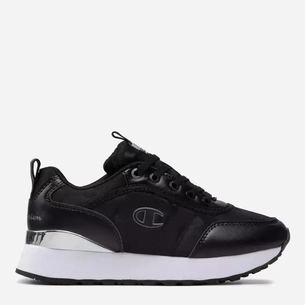 Sneakersy damskie na platformie do kostki Champion RR Champ Platform Low S11373-KK001 37 23.5 cm Czarne (8054112204148) - obraz 1