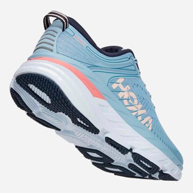 Buty do biegania w terenie damskie HOKA ONE ONE Bondi 7 1110519 38 2/3 Niebieskie (194715334878) - obraz 4