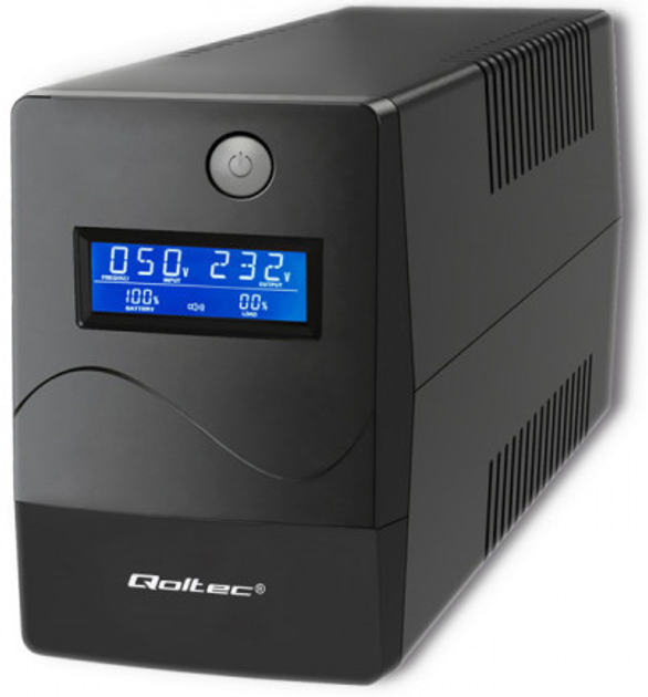 UPS Qoltec Monolith 850VA 480W LCD (53979) - obraz 1