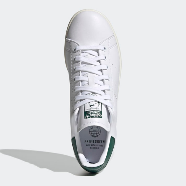 Жіночі кеди низькі adidas Originals Stan Smith FX5522 35 (3.5UK) 22.2 см White/Collegiate Green/Off White (4064037448774) - зображення 6