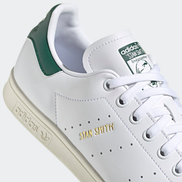 Жіночі кеди низькі adidas Originals Stan Smith FX5522 36.5 (4UK) 22.5 см White/Collegiate Green/Off White (4064037448699) - зображення 8