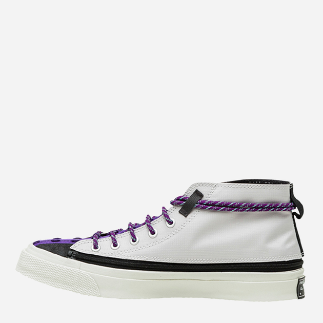 Converse Deck Star Mid Zip Off 170054C 37 (4.5) Kamienny/Brązowy (194432808355) - obraz 3