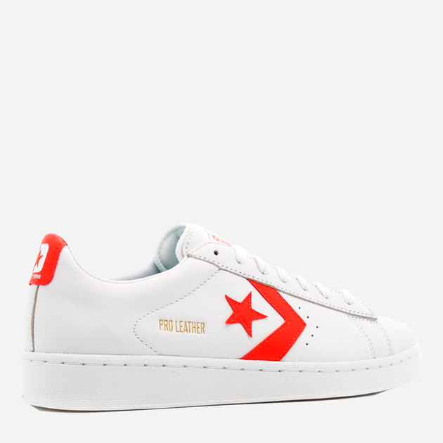 Чоловічі кеди низькі Converse Pro Leather 170756C 46.5 Білий/Помаранчевий (194432894990) - зображення 4