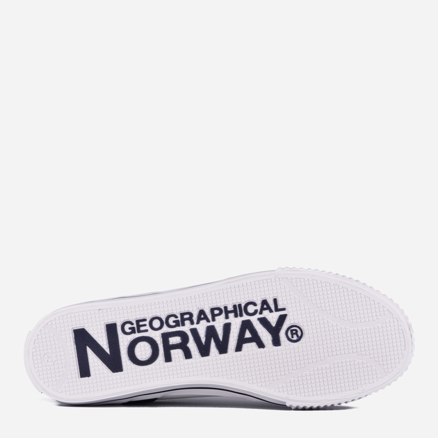 Чоловічі кеди низькі Geographical Norway GNM21103-17 45 White (8445377017176) - зображення 5