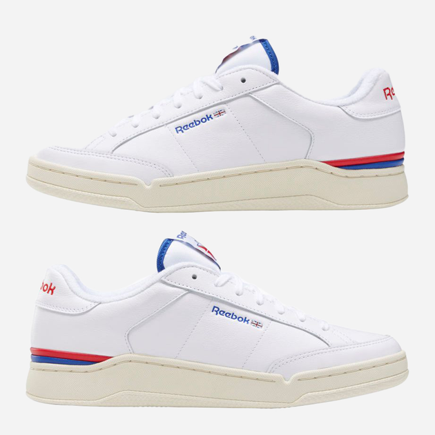 Reebok AD Court FX1340 37,5 (6) 24 cm Biały/Collegiate Royal/Vector Czerwony (4064037460486) - obraz 8