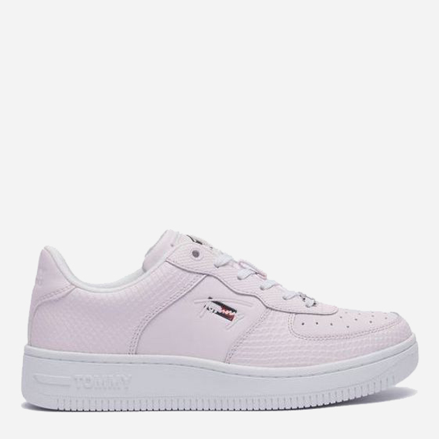 Tenisówki damskie z eko skóry na platformie do kostki Tommy Jeans EN0EN01427-TOG 40 Różowe (8720114364097) - obraz 2
