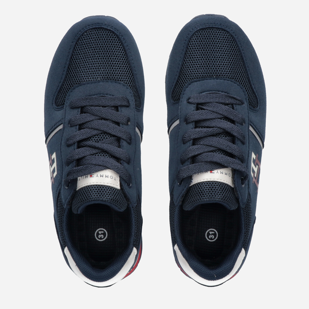 Buty sportowe chłopięce Tommy Hilfiger T3B9-32492-1450800- 37 Granatowe (8052578002254) - obraz 3