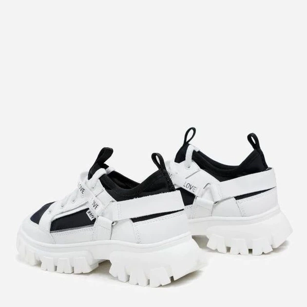 Підліткові шкіряні кросівки для дівчинки Bartek 18345001 38 44311 см Білий/Чорний (5903607643227) - зображення 4