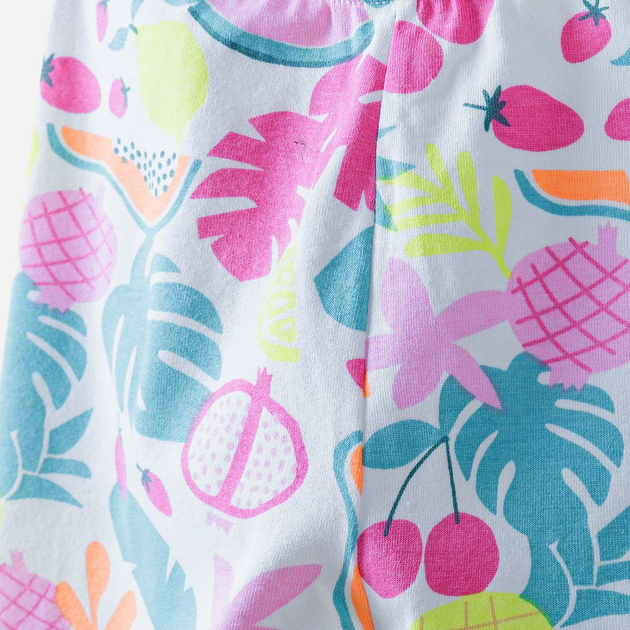 Лосини 5.10.15 Urban Tropics 3M4032 92 см Білий/Зелено-рожевий (5902361980340) - зображення 3