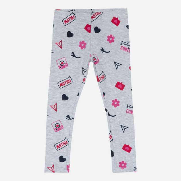 Legginsy Chicco 090.25865-096 104 cm Szary Nadruk (8054707658103) - obraz 1