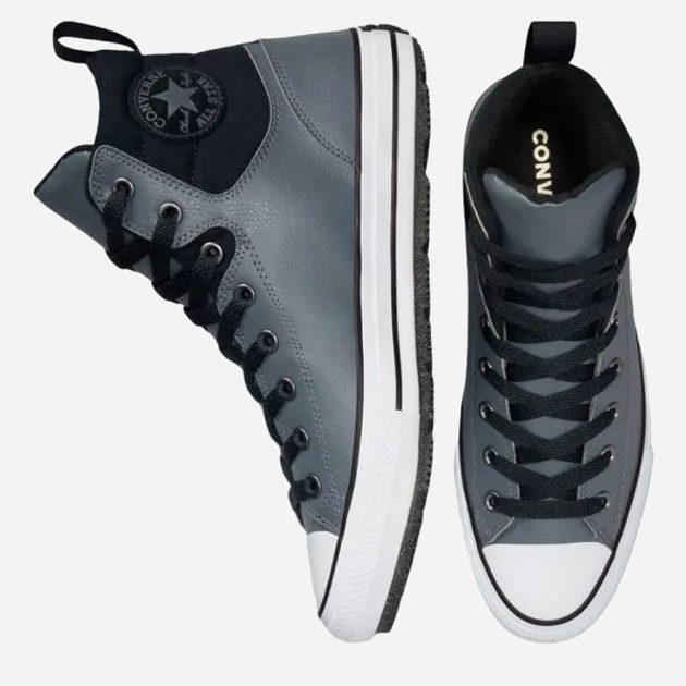 Чоловічі кеди високі Converse Chuck Taylor All Star Berkshire Boot A00720C 43 27.5 см Сірі (194433802154) - зображення 6