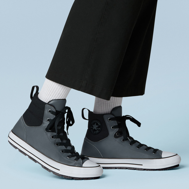 Чоловічі кеди високі Converse Chuck Taylor All Star Berkshire Boot A00720C 41 26 см Сірі (194433802123) - зображення 9