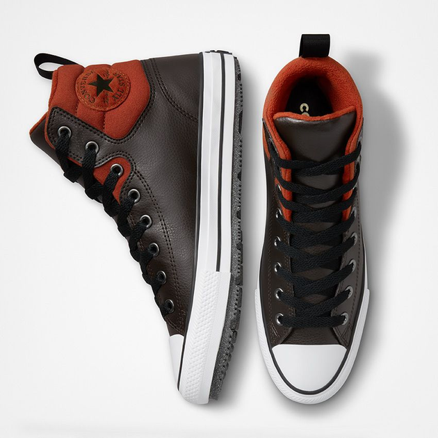 Чоловічі кеди високі Converse Chuck Taylor All Star Berkshire Boot A00721C 41 (8) Чорний/Темно-червоний (194433802352) - зображення 5