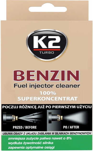 Środek do czyszczenia wtryskiwaczy K2 BENZIN 50 ml (ET3111) (K20050) - obraz 2