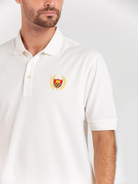 Koszulka polo męska Bel-Air Athletics 30BELM707R216252-02 L Biała (8056353008912) - obraz 3