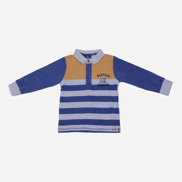 Koszulka polo chłopięca z długim rękawem Chicco 090.33404-080 98 cm Niebieska (8051761913162) - obraz 1