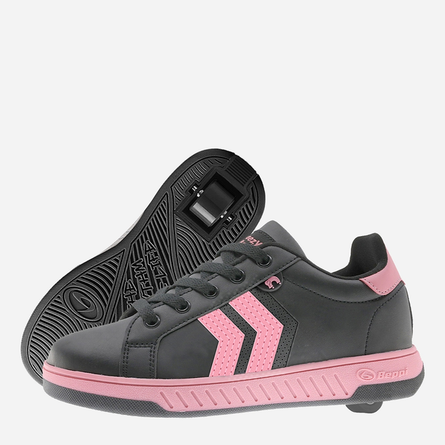 Buty sportowe na rolkach dla dzieci Breezy Rollers 2191840 34 Czarne (7000002459021) - obraz 3