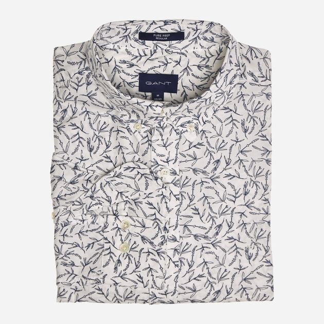 Сорочка GANT Pp Lavendel Print Reg Bd 3024630 M Eggshell (7325705703739) - зображення 3