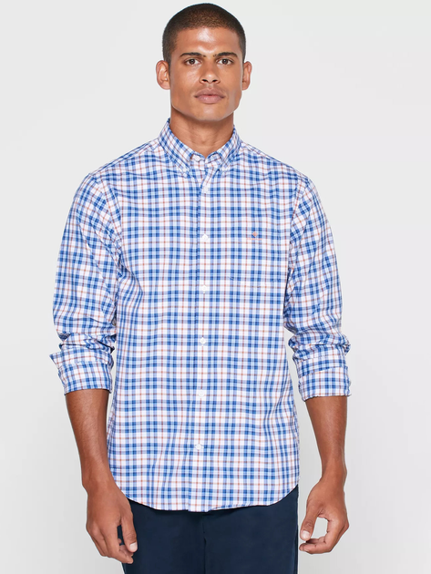 Сорочка GANT Tp Bc Multi Check Reg Bd 3023730 XL Arancia (7325705708772) - зображення 1