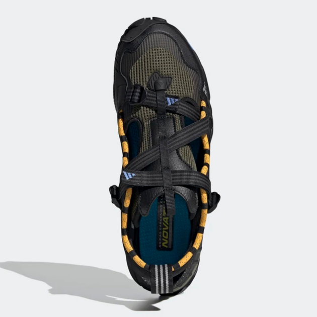 Сандалії adidas Originals Novaturbo H6100LT FW0989 39 (7) 25.5 см Core Чорні/Active Gold/Mesa (4062059359856) - зображення 5
