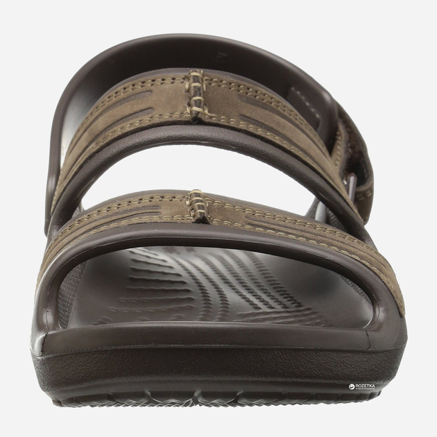 Sandały Crocs Yukon Mesa Sandal M 203968-22Z-M8 41-42 25,5 cm Espresso/khaki (887350854428) - obraz 3