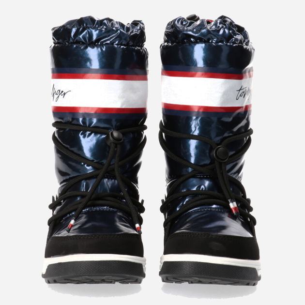 Дитячі чоботи-дутики для дівчинки Tommy Hilfiger T3A6-32436-1485800- 26 Сині (8052578027561) - зображення 4