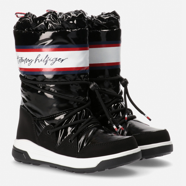 Śniegowce dziewczęce Tommy Hilfiger T3A6-32436-1485999- 32 Czarne (8052578028025) - obraz 2