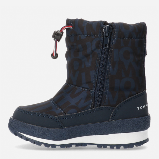 Śniegowce dziecięce dla dziewczynki Tommy Hilfiger T3B6-32547-1486800- 33 Niebieskie (8052578036631) - obraz 3