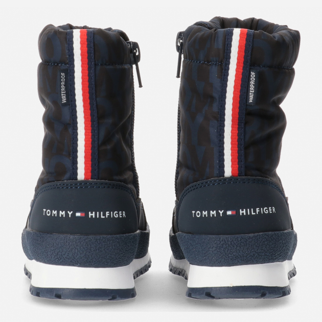 Śniegowce dziecięce dla dziewczynki Tommy Hilfiger T3B6-32547-1486800- 32 Niebieskie (8052578036624) - obraz 5