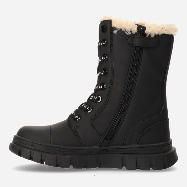 Kozaki dziecięce dla dziewczynki Tommy Hilfiger T3A5-32426-1442999- 32 Czarne (8052578024829) - obraz 3