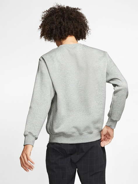 Bluza bez kaptura męska Nike M Nsw Club Crw Bb BV2662-063 M Szara (193146344609) - obraz 2