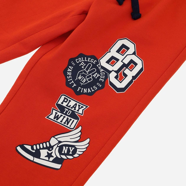 Дитячі спортивні штани для хлопчика Original Marines B629BADC-18-1664TCX 98-104 см Червоні (2000300192021) - зображення 3