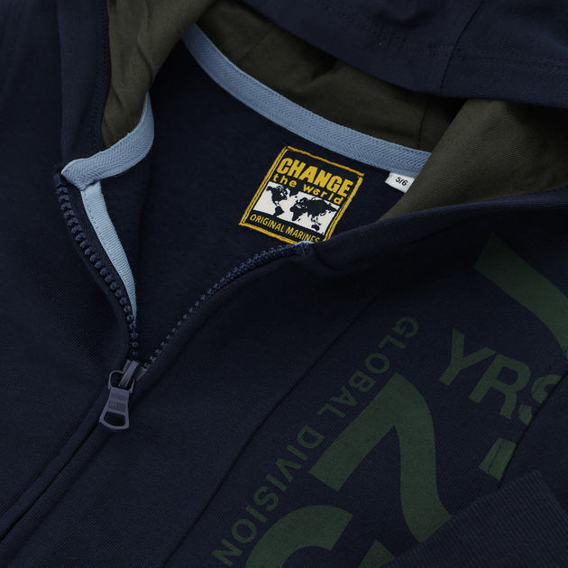 Дитяча толстовка з капюшоном для хлопчика Original Marines DCA2673B-19-3923TCX 104-110 см Синя (2000301455033) - зображення 3