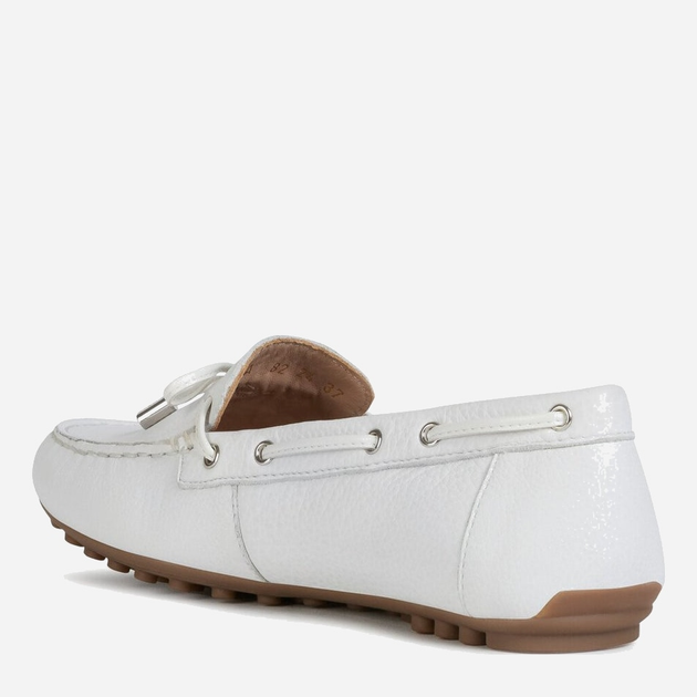 Buty żeglarskie damskie skórzane Geox D724RA/00046/C1000 37.5 Białe (8054730440287) - obraz 3