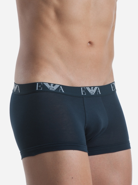 Figi-szorty Emporio Armani CC715-111210 L 2 szt Granatowe (8058984889717) - obraz 3