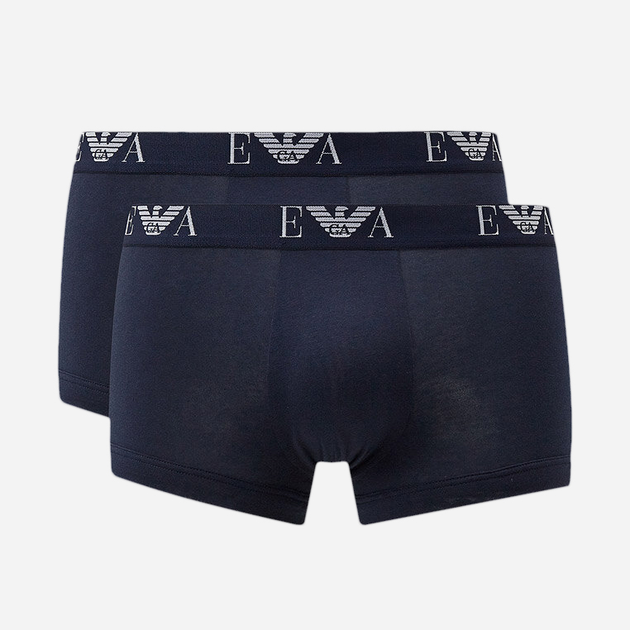 Figi-szorty Emporio Armani CC715-111210 S 2 szt Granatowe (8058984889731) - obraz 1