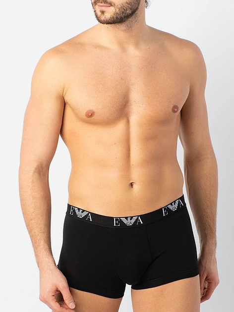 Труси-шорти Emporio Armani CC715-111210 S 2 шт. Чорні (8034152522297) - зображення 5
